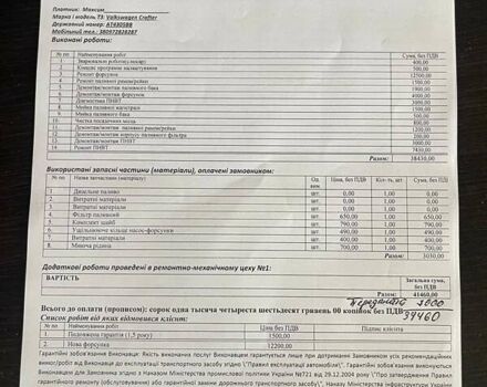 Черный Фольксваген Крафтер, объемом двигателя 2.5 л и пробегом 390 тыс. км за 8499 $, фото 14 на Automoto.ua