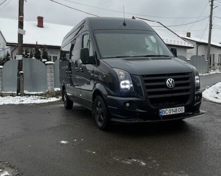 Черный Фольксваген Крафтер, объемом двигателя 2.5 л и пробегом 430 тыс. км за 13500 $, фото 2 на Automoto.ua