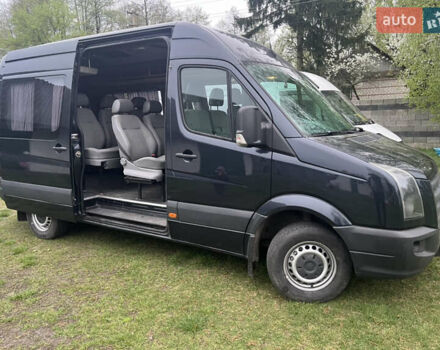 Черный Фольксваген Крафтер, объемом двигателя 2.5 л и пробегом 385 тыс. км за 14000 $, фото 4 на Automoto.ua