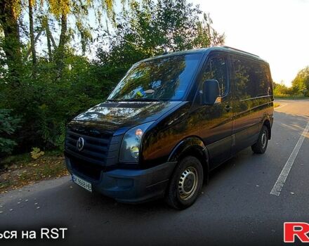 Черный Фольксваген Крафтер, объемом двигателя 2 л и пробегом 345 тыс. км за 13800 $, фото 2 на Automoto.ua