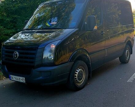 Черный Фольксваген Крафтер, объемом двигателя 2 л и пробегом 345 тыс. км за 13800 $, фото 3 на Automoto.ua