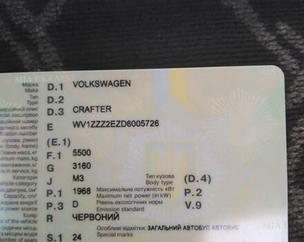 Червоний Фольксваген Крафтєр, об'ємом двигуна 1.97 л та пробігом 680 тис. км за 25500 $, фото 11 на Automoto.ua