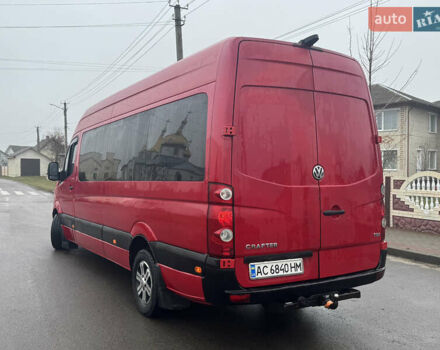 Красный Фольксваген Крафтер, объемом двигателя 2.46 л и пробегом 686 тыс. км за 12500 $, фото 1 на Automoto.ua