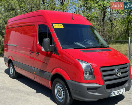Красный Фольксваген Крафтер, объемом двигателя 2.46 л и пробегом 443 тыс. км за 14900 $, фото 1 на Automoto.ua
