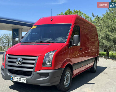 Красный Фольксваген Крафтер, объемом двигателя 2.46 л и пробегом 443 тыс. км за 14900 $, фото 2 на Automoto.ua