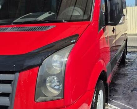 Красный Фольксваген Крафтер, объемом двигателя 2.46 л и пробегом 760 тыс. км за 13400 $, фото 3 на Automoto.ua