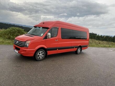 Красный Фольксваген Крафтер, объемом двигателя 2 л и пробегом 440 тыс. км за 22500 $, фото 1 на Automoto.ua