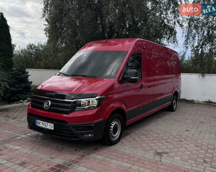 Красный Фольксваген Крафтер, объемом двигателя 2 л и пробегом 310 тыс. км за 22000 $, фото 1 на Automoto.ua