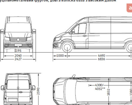 купити нове авто Фольксваген Крафтєр 2025 року від офіційного дилера Автодім Атлант на Вацлава Гавела Фольксваген фото