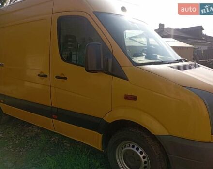 Желтый Фольксваген Крафтер, объемом двигателя 1.97 л и пробегом 487 тыс. км за 12000 $, фото 4 на Automoto.ua
