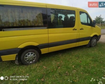 Желтый Фольксваген Крафтер, объемом двигателя 2 л и пробегом 190 тыс. км за 14400 $, фото 7 на Automoto.ua