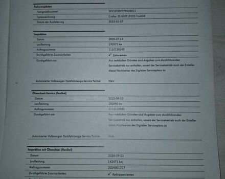 Желтый Фольксваген Крафтер, объемом двигателя 2 л и пробегом 202 тыс. км за 19716 $, фото 27 на Automoto.ua