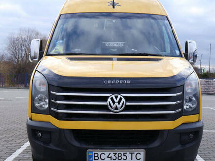 Желтый Фольксваген Крафтер, объемом двигателя 2.69 л и пробегом 340 тыс. км за 19500 $, фото 1 на Automoto.ua