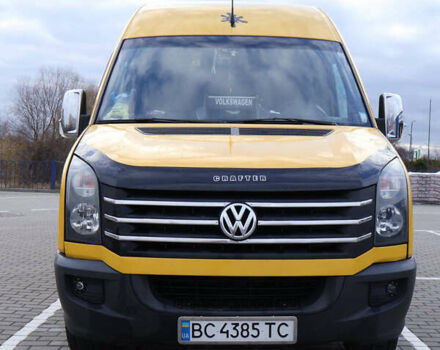 Желтый Фольксваген Крафтер, объемом двигателя 2.69 л и пробегом 340 тыс. км за 19500 $, фото 1 на Automoto.ua