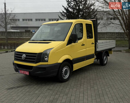 Желтый Фольксваген Крафтер, объемом двигателя 2 л и пробегом 248 тыс. км за 19300 $, фото 1 на Automoto.ua