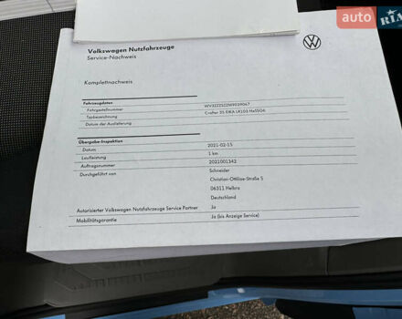 Синий Фольксваген Крафтер, объемом двигателя 2 л и пробегом 220 тыс. км за 28500 $, фото 115 на Automoto.ua