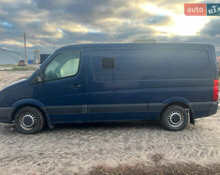 Синий Фольксваген Крафтер, объемом двигателя 2.46 л и пробегом 174 тыс. км за 16000 $, фото 1 на Automoto.ua