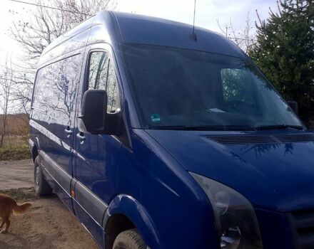 Синий Фольксваген Крафтер, объемом двигателя 2.5 л и пробегом 255 тыс. км за 9600 $, фото 6 на Automoto.ua