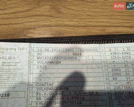 Синій Фольксваген Крафтєр, об'ємом двигуна 20 л та пробігом 287 тис. км за 25000 $, фото 63 на Automoto.ua