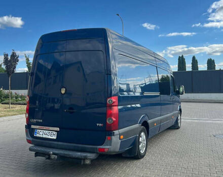 Фольксваген Крафтер 2012 в Луцке на Automoto.ua Синий Фольксваген Крафтер, объемом двигателя 2.5 л и пробегом 364 тыс. км за 16300 $, фото 3 на Automoto.ua