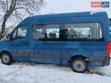 Синий Фольксваген Крафтер, объемом двигателя 2.46 л и пробегом 320 тыс. км за 15744 $, фото 1 на Automoto.ua