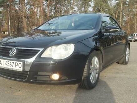 Черный Фольксваген Эос, объемом двигателя 2 л и пробегом 266 тыс. км за 7500 $, фото 1 на Automoto.ua
