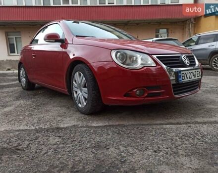 Красный Фольксваген Эос, объемом двигателя 2 л и пробегом 192 тыс. км за 5600 $, фото 12 на Automoto.ua