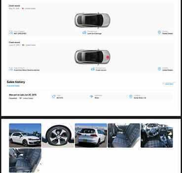 Білий Фольксваген Гольф ГТІ, об'ємом двигуна 1.98 л та пробігом 105 тис. км за 15000 $, фото 24 на Automoto.ua