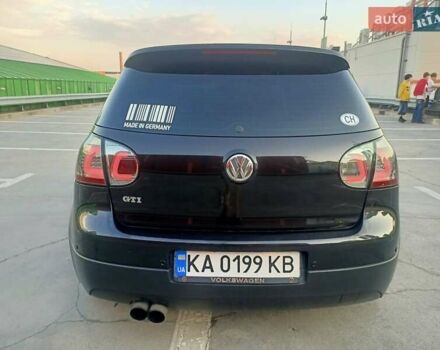 Черный Фольксваген Гольф ГТИ, объемом двигателя 2 л и пробегом 223 тыс. км за 9299 $, фото 4 на Automoto.ua