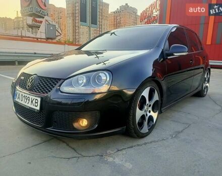 Черный Фольксваген Гольф ГТИ, объемом двигателя 2 л и пробегом 223 тыс. км за 9299 $, фото 1 на Automoto.ua