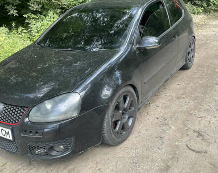 Черный Фольксваген Гольф ГТИ, объемом двигателя 2 л и пробегом 196 тыс. км за 8300 $, фото 1 на Automoto.ua