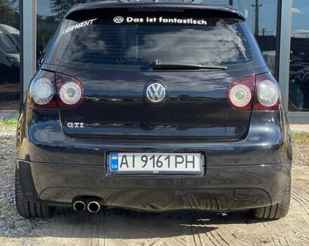 Черный Фольксваген Гольф ГТИ, объемом двигателя 2 л и пробегом 228 тыс. км за 5700 $, фото 5 на Automoto.ua