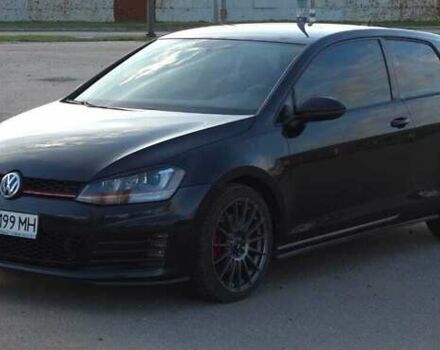 Черный Фольксваген Гольф ГТИ, объемом двигателя 1.98 л и пробегом 136 тыс. км за 13000 $, фото 2 на Automoto.ua