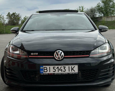 Черный Фольксваген Гольф ГТИ, объемом двигателя 1.98 л и пробегом 177 тыс. км за 13300 $, фото 1 на Automoto.ua