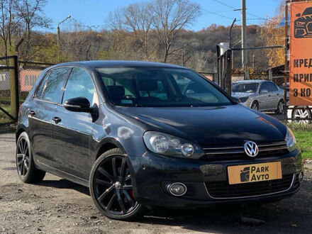 Черный Фольксваген Гольф ГТИ, объемом двигателя 1.4 л и пробегом 222 тыс. км за 9700 $, фото 1 на Automoto.ua