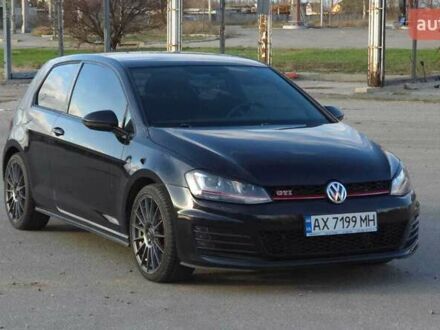 Черный Фольксваген Гольф ГТИ, объемом двигателя 1.98 л и пробегом 136 тыс. км за 13000 $, фото 1 на Automoto.ua