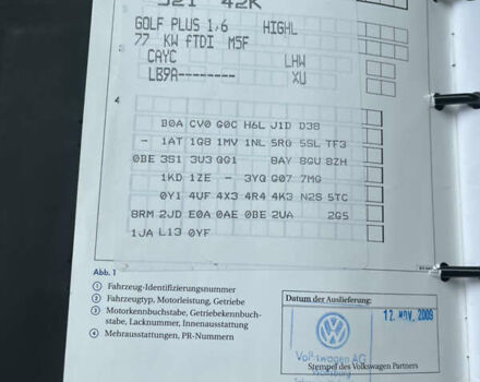 Белый Фольксваген Гольф Плюс, объемом двигателя 1.6 л и пробегом 195 тыс. км за 8950 $, фото 49 на Automoto.ua