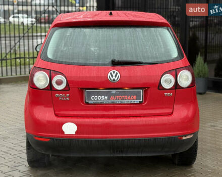 Красный Фольксваген Гольф Плюс, объемом двигателя 1.9 л и пробегом 240 тыс. км за 5900 $, фото 9 на Automoto.ua