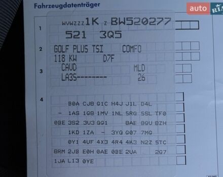 Красный Фольксваген Гольф Плюс, объемом двигателя 1.4 л и пробегом 166 тыс. км за 8900 $, фото 41 на Automoto.ua