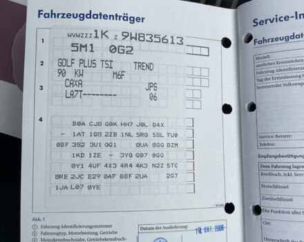 Серый Фольксваген Гольф Плюс, объемом двигателя 1.39 л и пробегом 219 тыс. км за 6200 $, фото 14 на Automoto.ua