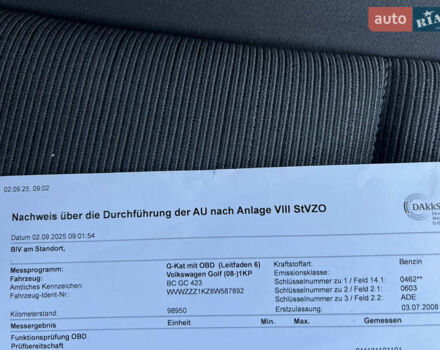 Серый Фольксваген Гольф Плюс, объемом двигателя 1.6 л и пробегом 99 тыс. км за 7250 $, фото 85 на Automoto.ua