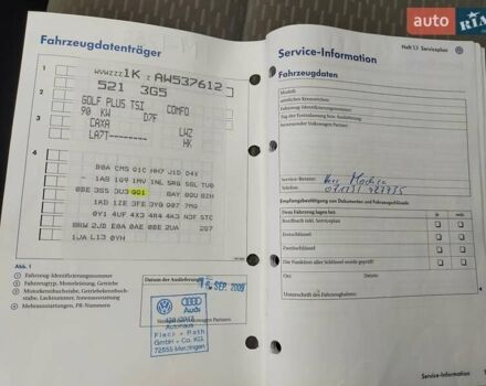 Сірий Фольксваген Golf Plus, об'ємом двигуна 1.4 л та пробігом 109 тис. км за 10300 $, фото 40 на Automoto.ua