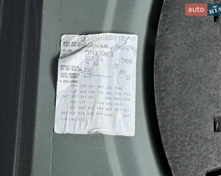 Синий Фольксваген Гольф Плюс, объемом двигателя 1.6 л и пробегом 217 тыс. км за 6200 $, фото 45 на Automoto.ua