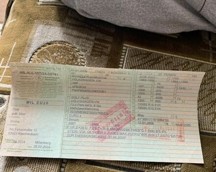 Синий Фольксваген Гольф Плюс, объемом двигателя 1.6 л и пробегом 203 тыс. км за 5850 $, фото 46 на Automoto.ua