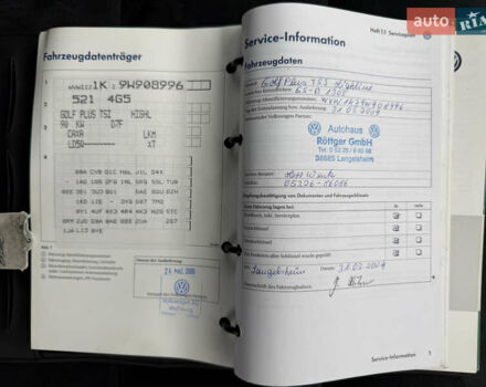 Синій Фольксваген Golf Plus, об'ємом двигуна 1.4 л та пробігом 174 тис. км за 8500 $, фото 118 на Automoto.ua