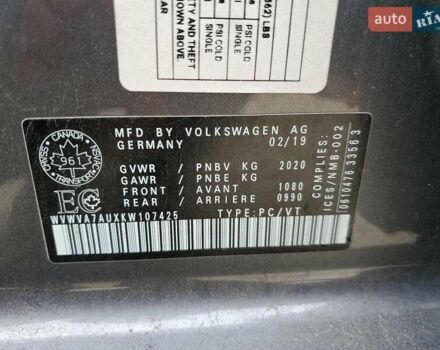 Сірий Фольксваген Гольф Р, об'ємом двигуна 1.97 л та пробігом 107 тис. км за 16600 $, фото 11 на Automoto.ua