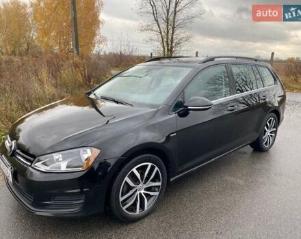 Черный Фольксваген Гольф Спортсван, объемом двигателя 1.78 л и пробегом 189 тыс. км за 12500 $, фото 2 на Automoto.ua