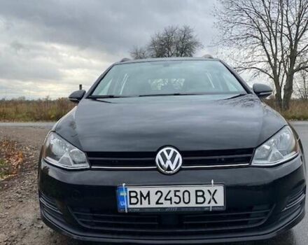 Черный Фольксваген Гольф Спортсван, объемом двигателя 1.78 л и пробегом 189 тыс. км за 12500 $, фото 1 на Automoto.ua