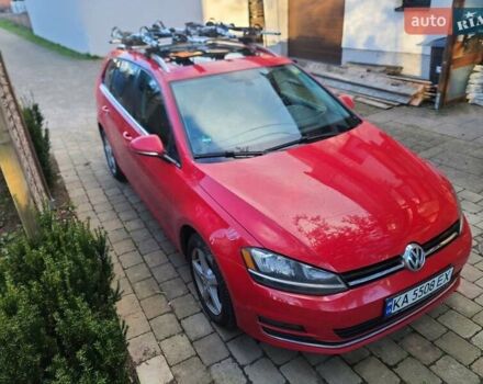 Красный Фольксваген Гольф Спортсван, объемом двигателя 2 л и пробегом 140 тыс. км за 15000 $, фото 4 на Automoto.ua