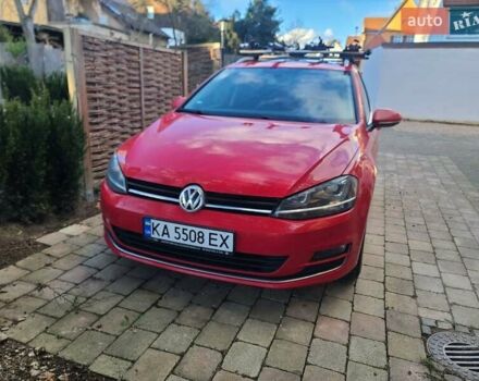 Красный Фольксваген Гольф Спортсван, объемом двигателя 2 л и пробегом 140 тыс. км за 15000 $, фото 3 на Automoto.ua